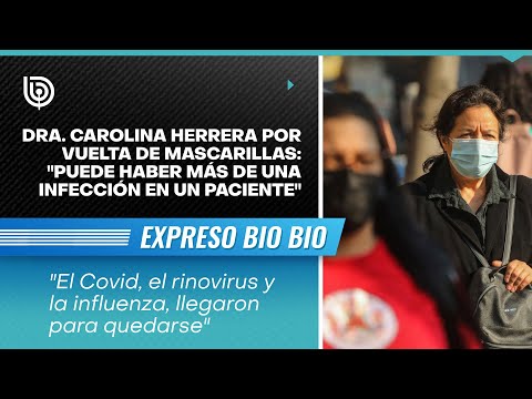 Dra. Carolina Herrera por vuelta de mascarillas: Puede haber más de una infección en un paciente