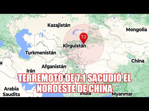 Terremoto de 7.1 sacudió el noroeste de China