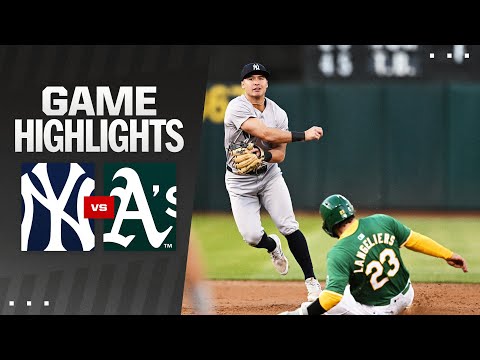 Yankees vs. As Game Highlights (9/21/24) | MLB Highlights