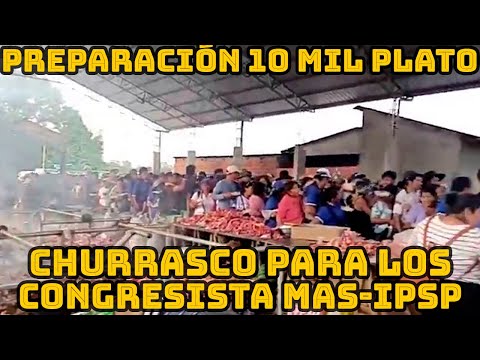 REGIÓN DEL CHACO TARIJEÑO DONARON 2800 KILOS DE CARNE PARA EL CONGRESO DEL MAS-IPSP..