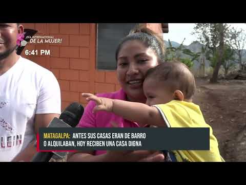 Entregan viviendas dignas a familias de San Ramón, Matagalpa - Nicaragua