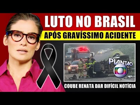 LUT0 NO BRASIL: Apresentadora RENATA VASCONCELLOS anuncia perda de GRANDE NOME, após AClDENTE