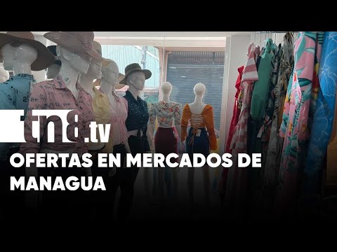 Promociones y descuentos en ropa + accesorios en mercados de Managua - Nicaragua