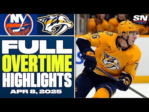New York Islanders at Nashville Predators | FULL Overtime Highlights - April 8, 2025