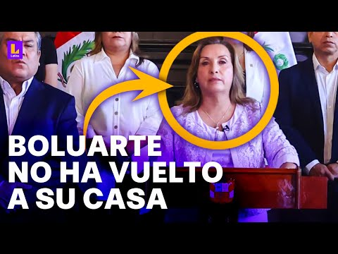 No volvió a su casa en Surquillo: Dina Boluarte permanece en Palacio de Gobierno