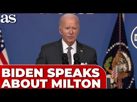 JOE BIDEN speaks about FEDERAL RESPONSE to HURRICANE MILTON