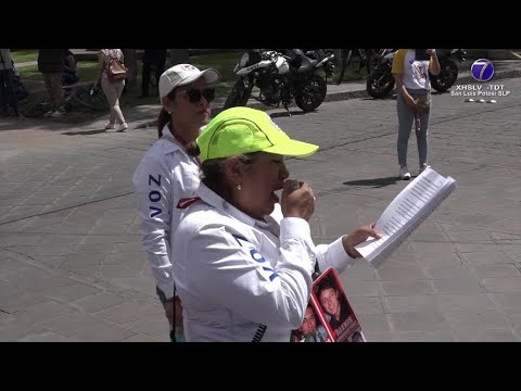 Madres buscadoras no celebran el 10 de mayo en SLP; marchan y claman justicia