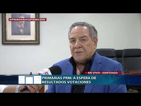 Primarias PRM: Declaraciones Jaime Tomas Frías, presidente JCE de Santiago tras cierre votaciones