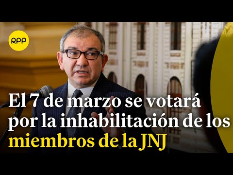 José Cevasco expresa su punto de vista sobre la votación de inhabilitación a los miembros de la JNJ