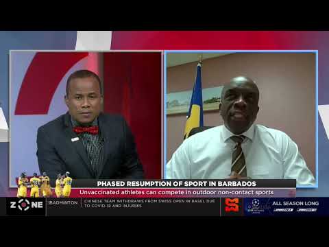 Bajan Minister on the resumption of sports in Barbados, Health Ministry relaxes COVID restrictions