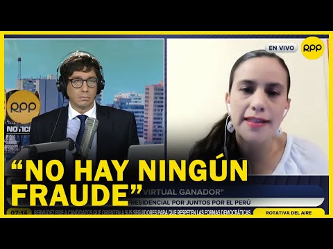 Verónika Mendoza: “Keiko Fujimori sabe que no hay ningún fraude, que esto no va a proceder”