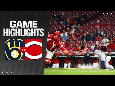 Brewers vs. Reds Game Highlights (4/10/24) | MLB Highlights