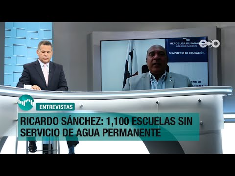 Ricardo Sánchez: 1,100 escuelas sin servicio de agua permanente | RadioGrafía