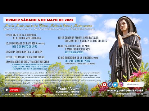 Primer Sábado 6 de Mayo 2023: Santo Rosario Rezado y Meditado por Niños en DIRECTO desde Prado Nuevo