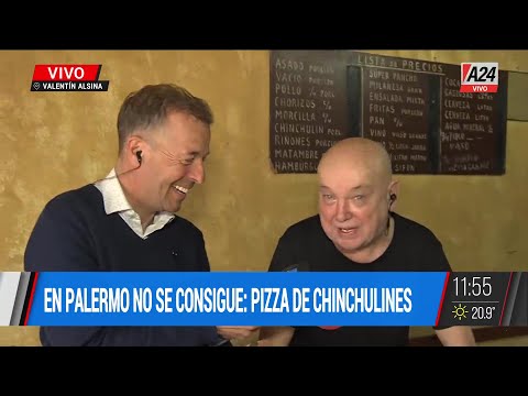 VALENTÍN ALSINA: HOY PROBAMOS LA CHINCHU PIZZA