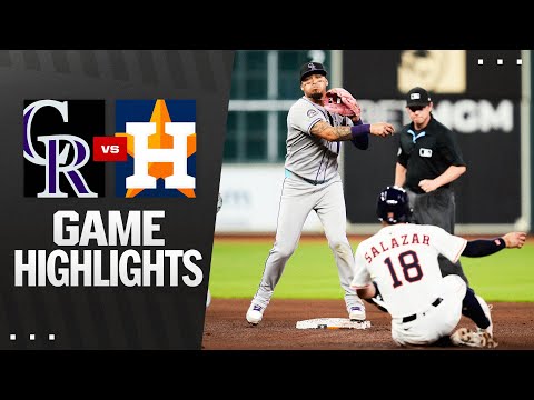 Rockies vs. Astros Game Highlights (8/27/25) | MLB Highlights