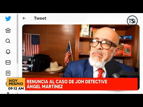 Renuncia al caso de JOH el detective Ángel Martínez
