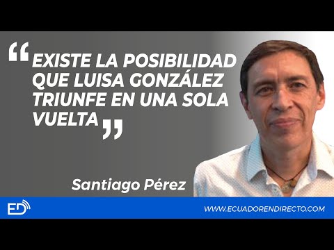 EXISTE la POSIBILIDAD que LUISA GONZÁLEZ triunfe en una SOLA VUELTA