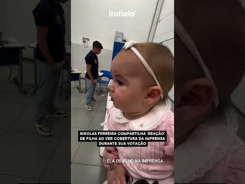 NIKOLAS DIVULGA 'REAÇÃO' DE FILHA AO VER IMPRENSA COBRINDO MOMENTO DE VOTAÇÃO