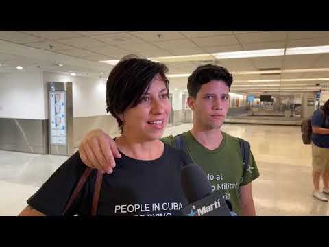 Llega a Miami la activista cubana Thais Franco Benítez