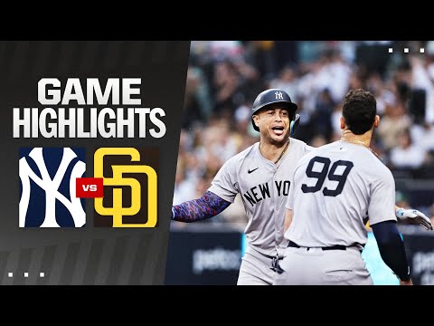 Yankees vs. Padres Game Highlights (5/24/24) | MLB Highlights
