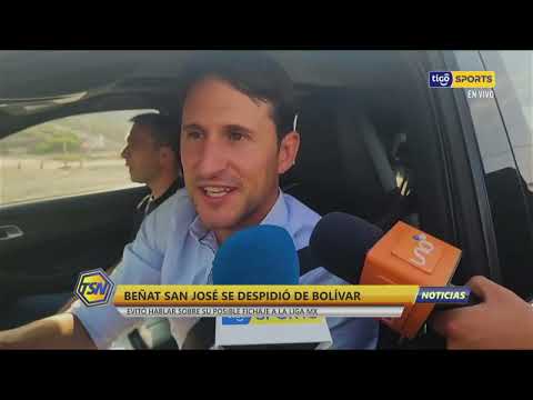Beñat San José se despidío de Bolívar evitó hablar sobre su posible fichaje a la Liga MX