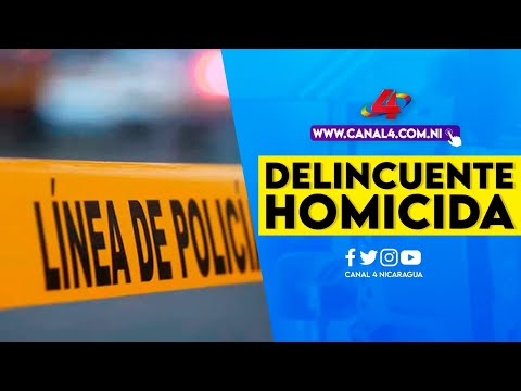 Policía Nacional presenta al delincuente autor del homicidio de anciana de 66 años en Rivas