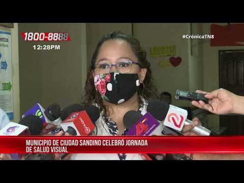 Más personas reciben lentes de lectura gratis en Ciudad Sandino - Nicaragua