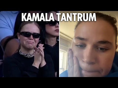 Tim Walz’s raging daughter Hope, 23, says America 'doesn't deserve' Kamala after tears at speech