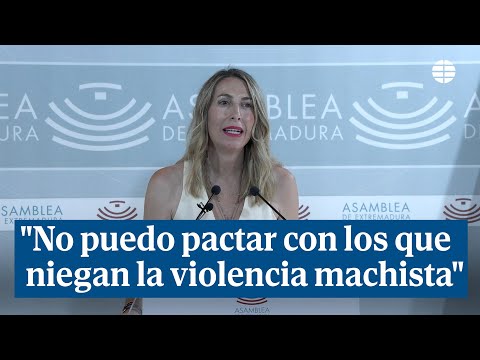 Guardiola: No puedo dejar entrar en el gobierno a aquellos que niegan la violencia machista