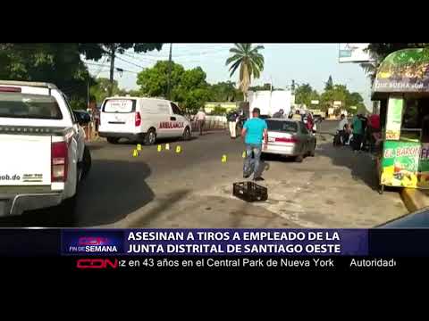 Asesinan a tiros empleado de la Junta Distrital de Santiago Oeste