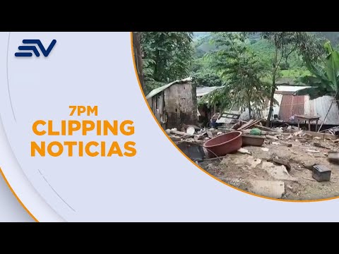 Fuertes lluvias ocasionaron afectaciones en Manabí | Televistazo | Ecuavisa