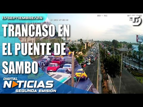 DOS INCIDENTES EN EL PUENTE DE LA UNIDAD NACIONAL PROVOCAN CONGESTIÓN | DIGITAL NOTICIAS #ENVIVO