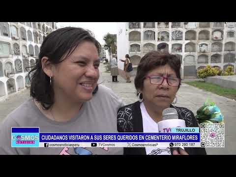 Trujillo: ciudadanos visitaron a sus seres queridos en Cementerio Miraflores