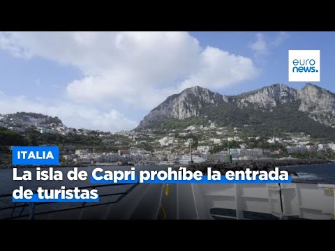 La isla de Capri prohíbe el acceso a turistas debido a un problema grave con el sistema de agua