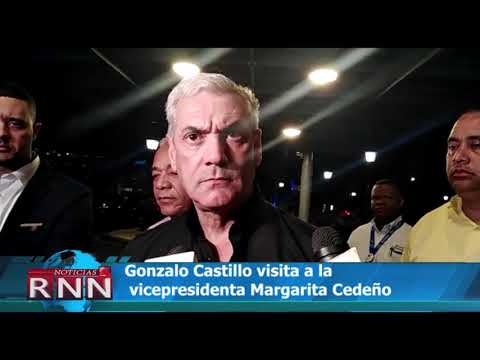 Gonzalo Castillo visita a la vicepresidenta Margarita Cedeño