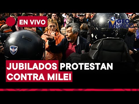 Argentina: jubilados protestan en las calles tras rechazo a ley sobre sus pensiones | Geomundo