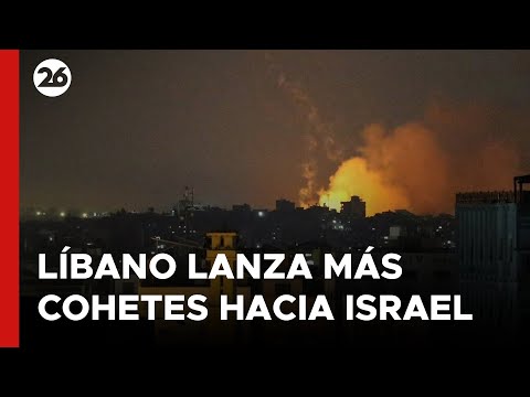Israel confirmó el lanzamiento de 2 tandas de 37 cohetes desde Líbano a su territorio