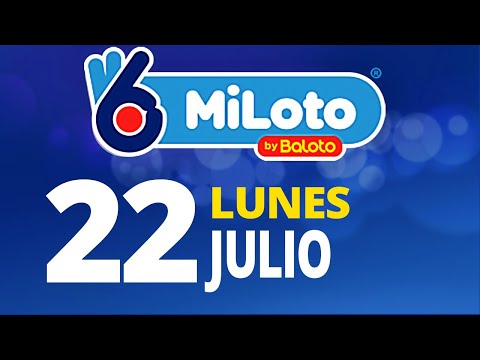 Resultado del MiLoto del Lunes 22 de Julio de 2024  Ganador