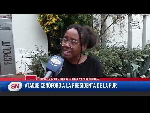 Ataque xenófobo a la presidenta de la FUR Flor del Alba. fue agredida en redes por ser extranjera.