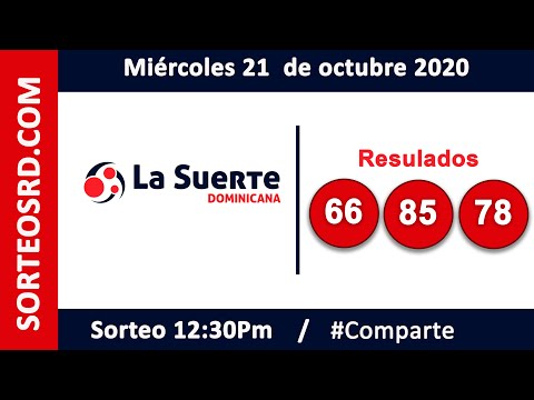 La Suerte Dominicana en VIVO   / Miércoles 21 de octubre 2020