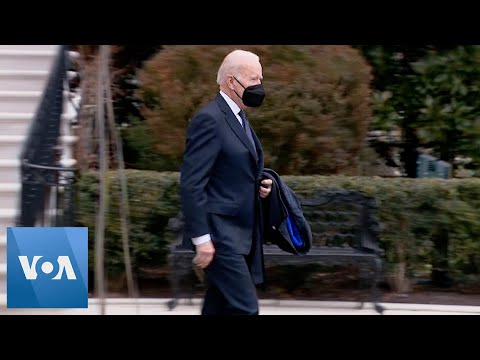 Biden Heads to Camp David Amid Russia-Ukraine Crisis