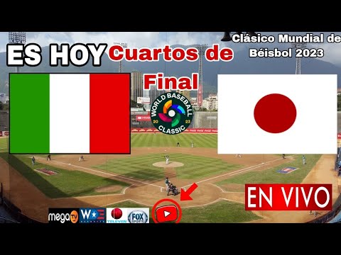 Italia vs. Japón en vivo, donde ver, a que hora juega Italia vs. Japón, béisbol cuartos de final