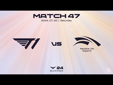 T1 vs. HLE | 매치47 하이라이트 | 07.20 | 2024 LCK 서머 스플릿