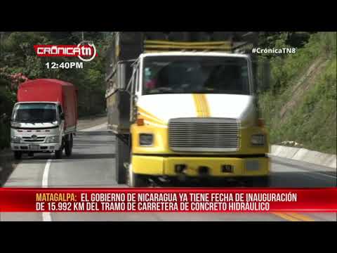 98% de avance tiene construcción de la carretera Matiguás-Río Blanco - Nicaragua