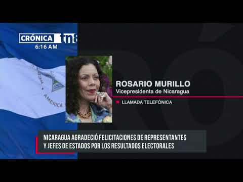 Rosario Murillo: «Nicaragua triunfa en paz y prosperidad»