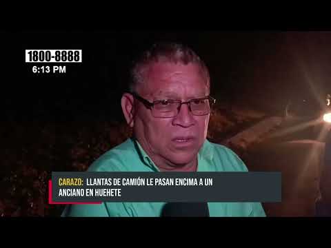 Anciano muere al pasarle llantas de una camioneta sobre su cabeza en Huehuete - Nicaragua