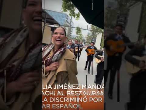 Natalia Jimenez alzó la voz con mariachi en restaurante que la discrimino por hablar español