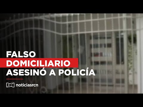 En video: falso domiciliario asesinó a subintendente de la Policía Nacional