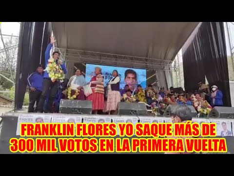FRANKLIN FLORES LLEGÓ HASTÁ EL MUNICIPIO DE PALCA ..